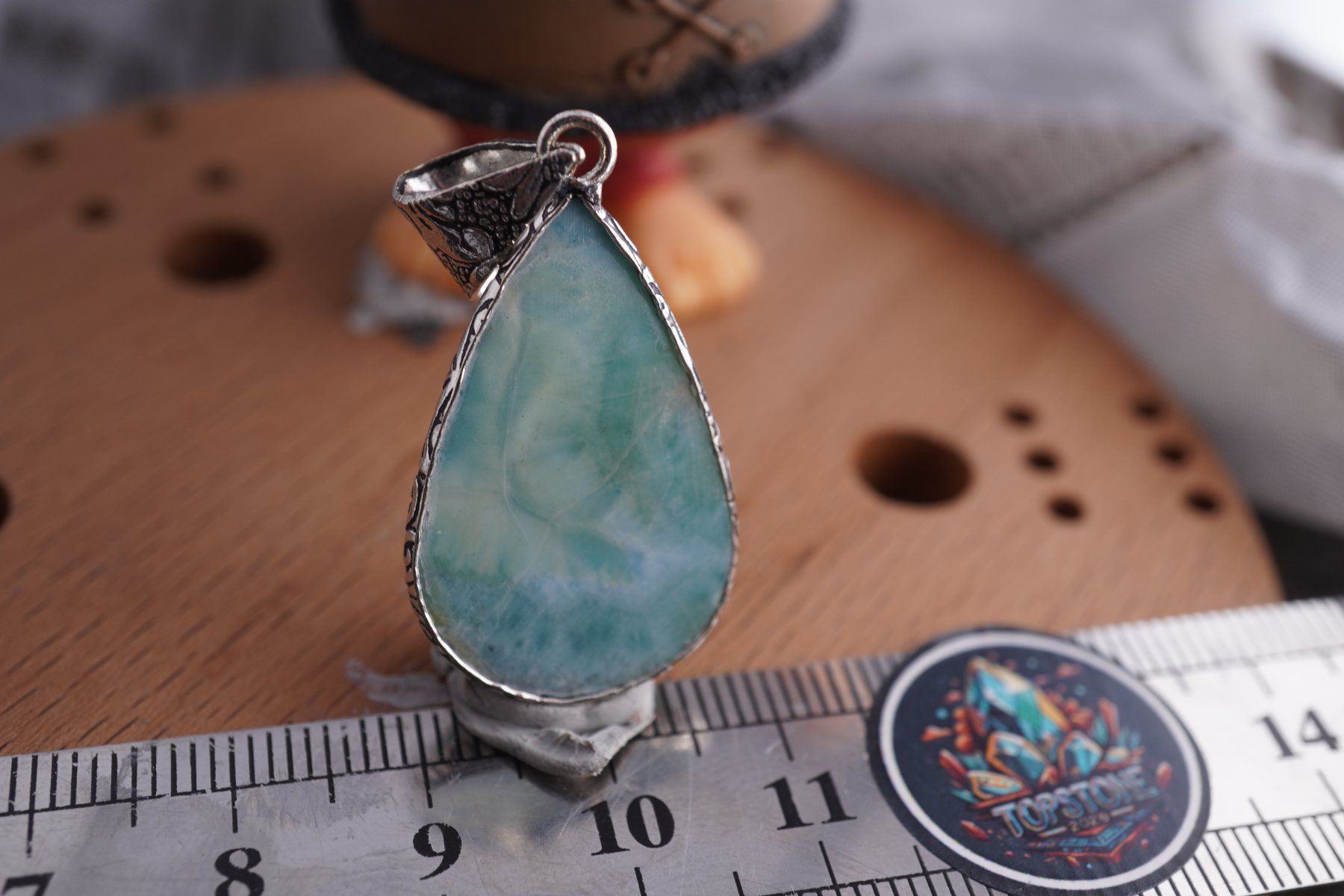 Ciondoli: Larimar   Blau  Top     Anhänger  Räumung – Nuovo e nell'imballaggio originale da Eschenbach SG venduto da topstone 5