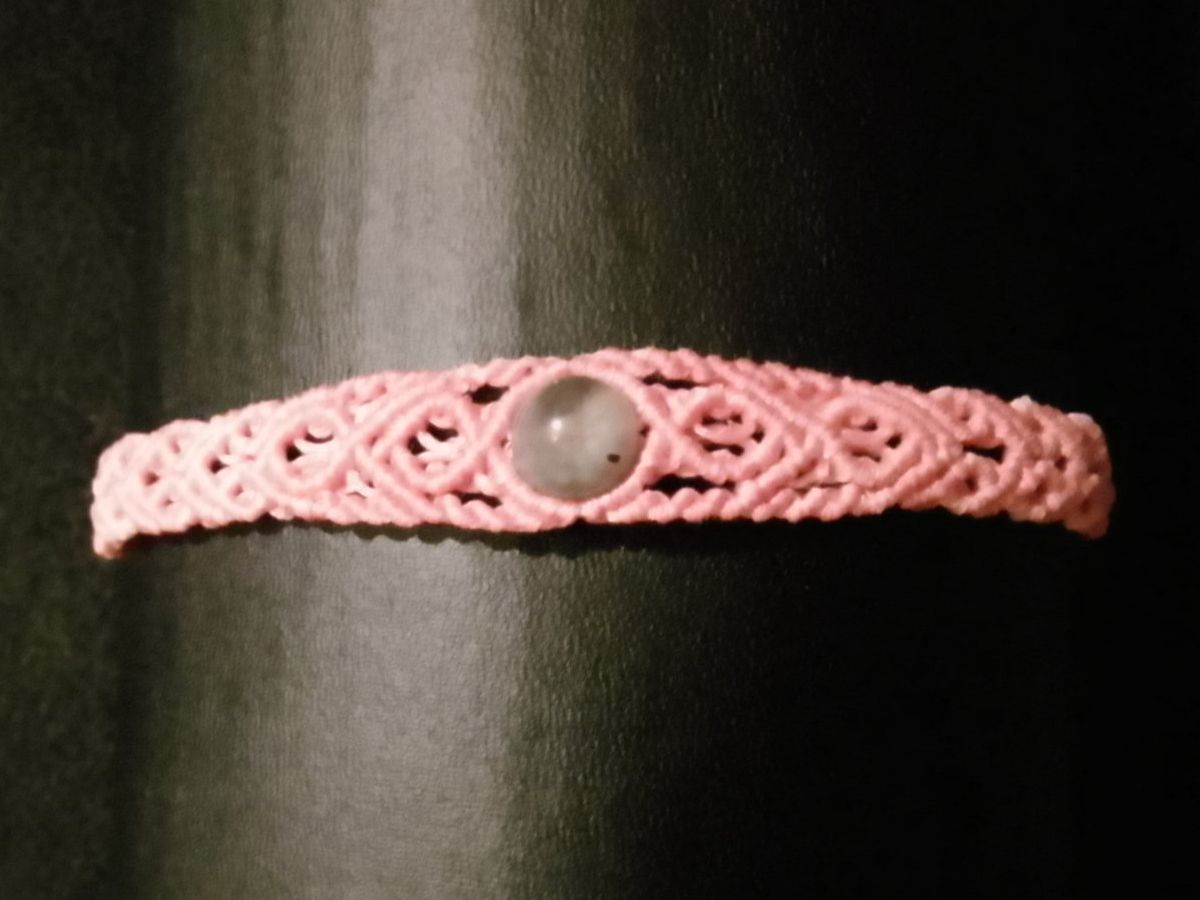 Bracelets: handgemachtes Makramee Armband mit Ozeanjaspis – Neuf (Voir description) à Pfäffikon ZH par Emporos_42