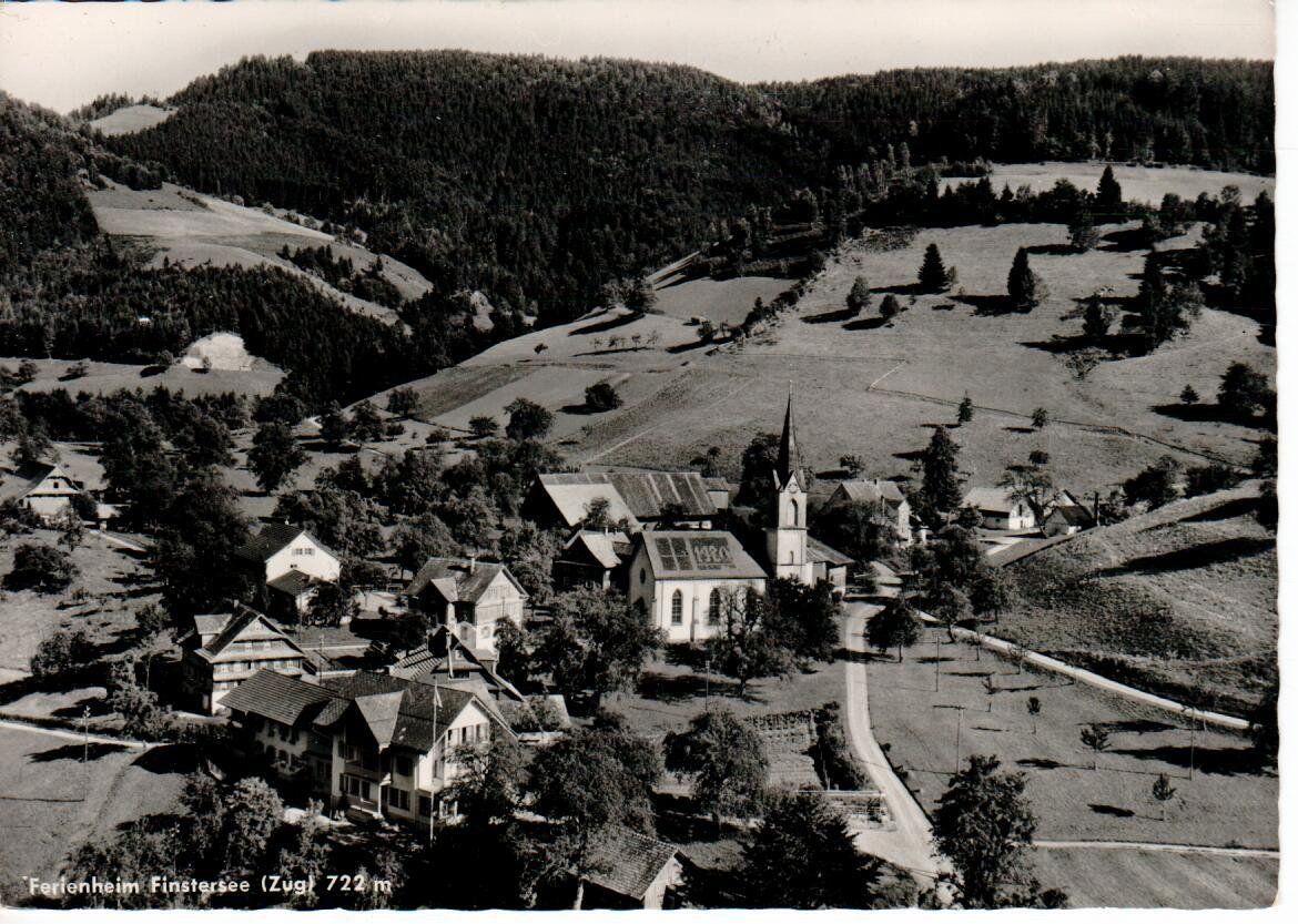 Cartoline postali: Ferienheim Finstersee ZG – Usato da Wolhusen venduto da Curver9