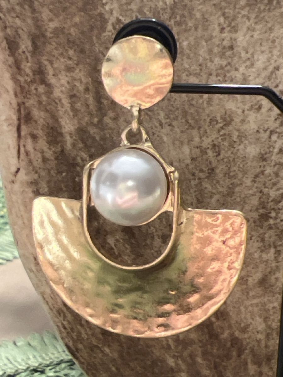 Orecchini pendenti & Orecchini a lobo: Schöne Ohrringe mit grosser Perle – Nuovo (secondo la descrizione) da Seon venduto da Sunny-Schmuck78 1