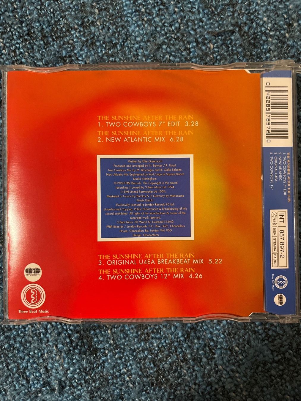 CD: New Atlantic/U4EA - The Sunshine After The Rain – Usato da Lützelflüh-Goldbach venduto da Deiv4 1