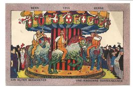 Bern 1914 - Kantons-Karussell - Ein alter Bekannter - Litho