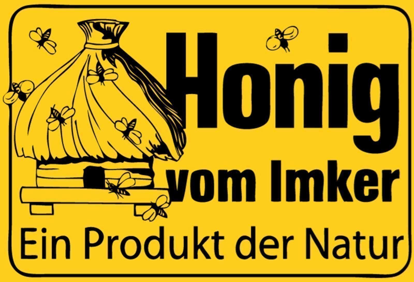 Insegne: Blechschild-HONIG VOM IMKER-EIN PRODUKT – Nuovo e nell'imballaggio originale da Rupperswil venduto da big-one-sale