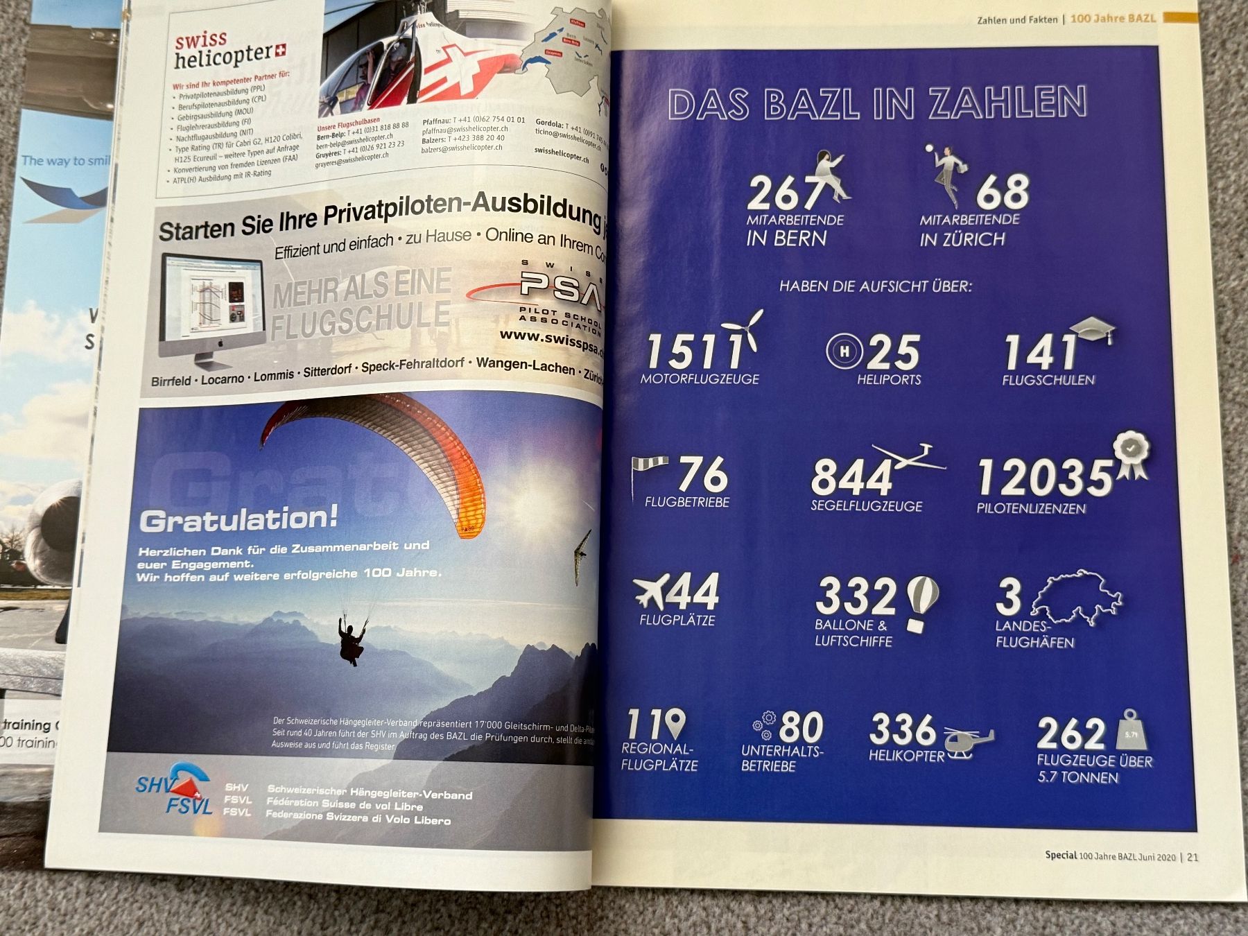 Zeitschriften & Magazine: Broschüre: 100 Jahre BAZL – Gebraucht aus Brütten von Hst1 5