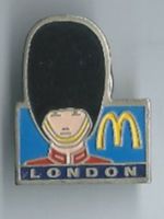London McDonalds Pin