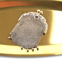 Antikes Portemonnaie aus Silber
