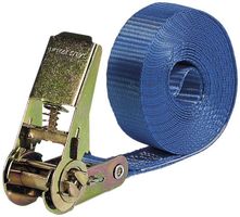 Umreifungsgurt Plica, mit Ratsche, 5m, 25cm, Polyester, blau