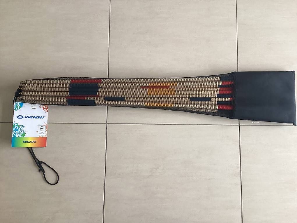 Placchette & Badge: Micado géant de 25 pièces en bois de pin – Usato da Prangins venduto da ann_5ngr