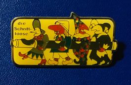 Basler Fasnacht Pin „die Schrittloose“, Vintage