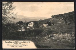 Ramsach, Teilansicht des Kurorts von der
