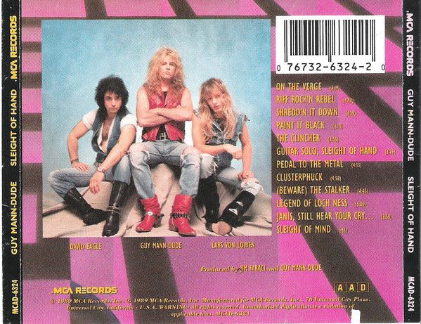 CD: Guy Mann-Dude – Sleight Of Hand – Usato da Thayngen venduto da doncorvetto 1