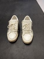 Antony Morato Leder-Sneaker mit Reissverschlüssen – Weiss