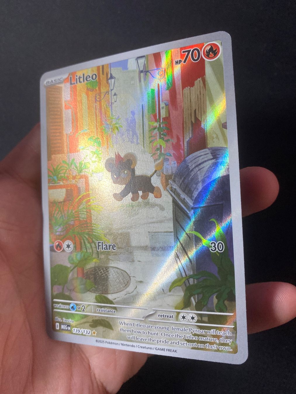 Pokémon Carte collezionabili: Litleo 139 - Leufeo - Illustr. Rare - Mega Evolution - EN – Nuovo (secondo la descrizione) da Hausen AG venduto da Shrade 1