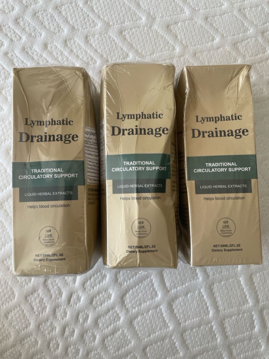 Sonstige Körperpflege: Lymphatic Drainage Tinktur 3x 59ml – Neu und originalverpackt aus Luzern von madameglaser