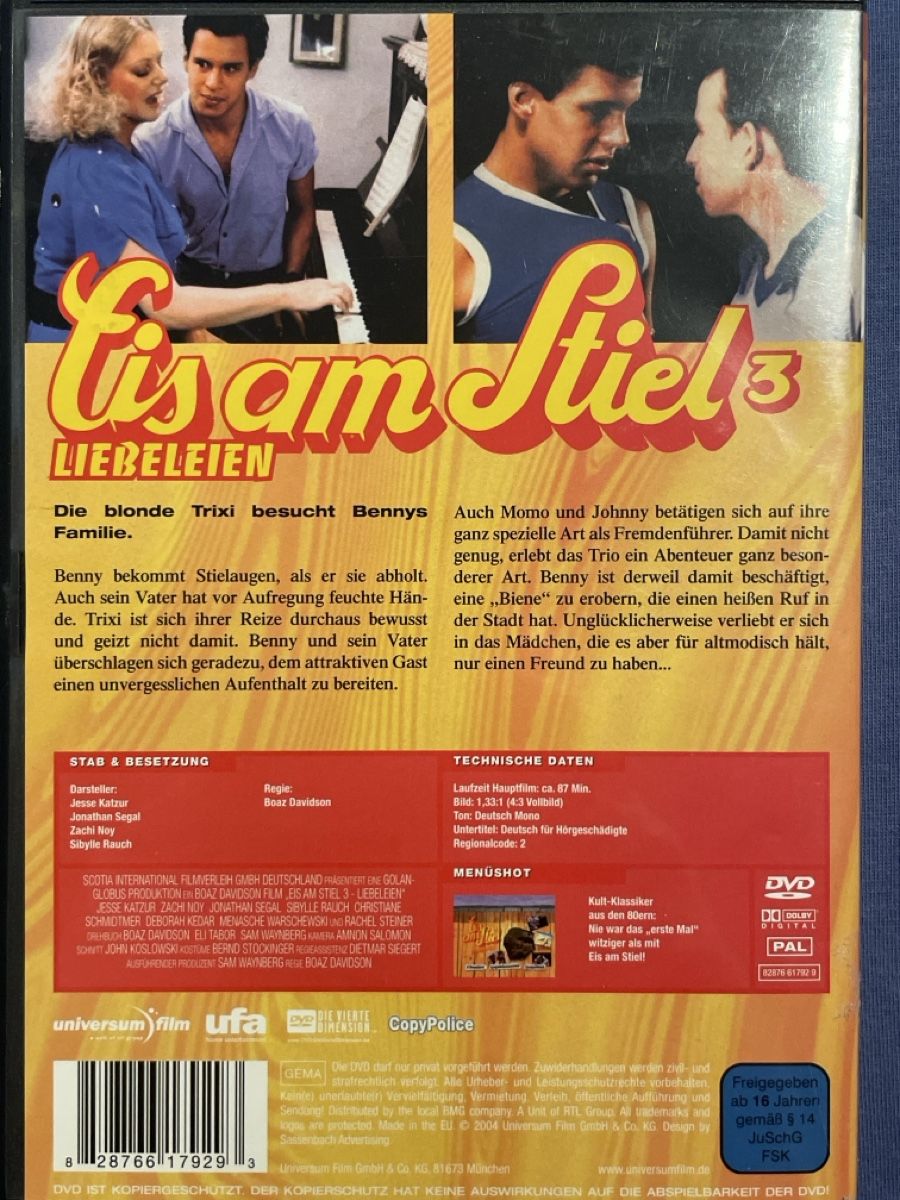 Tous les DVDs: Eis am Stiel 3 – D'occasion à Waldenburg par Mimily33 1