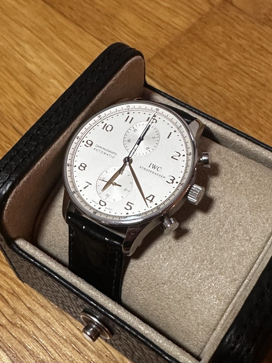 IWC Orologi: IWC Portugieser Chronograph (Ref. IW3714) – Usato da Lenzburg venduto da flyfun 6