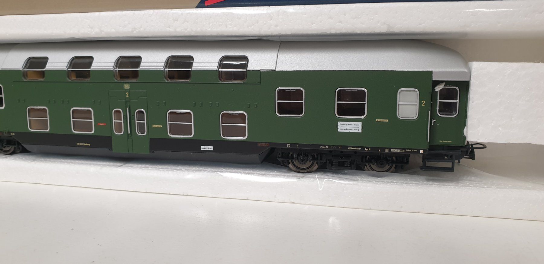 Modellini di ferrovie: Heris DB  Doppelstock  H0/DC – Nuovo (secondo la descrizione) da Neuenhof venduto da ludovicco 2