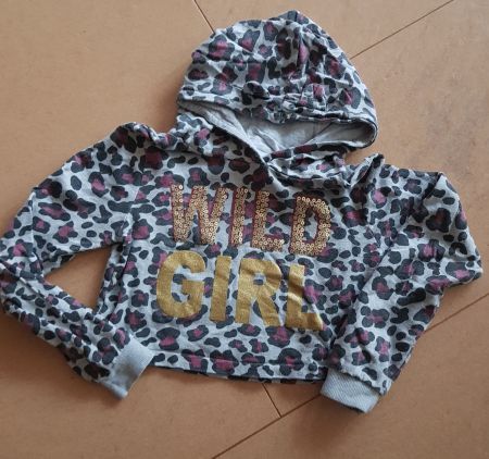 Kapuzenpullover Hoodie für Mädchen Grösse 134 von Kids
