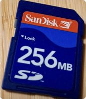 Carte mémoire SD SanDisk 256
