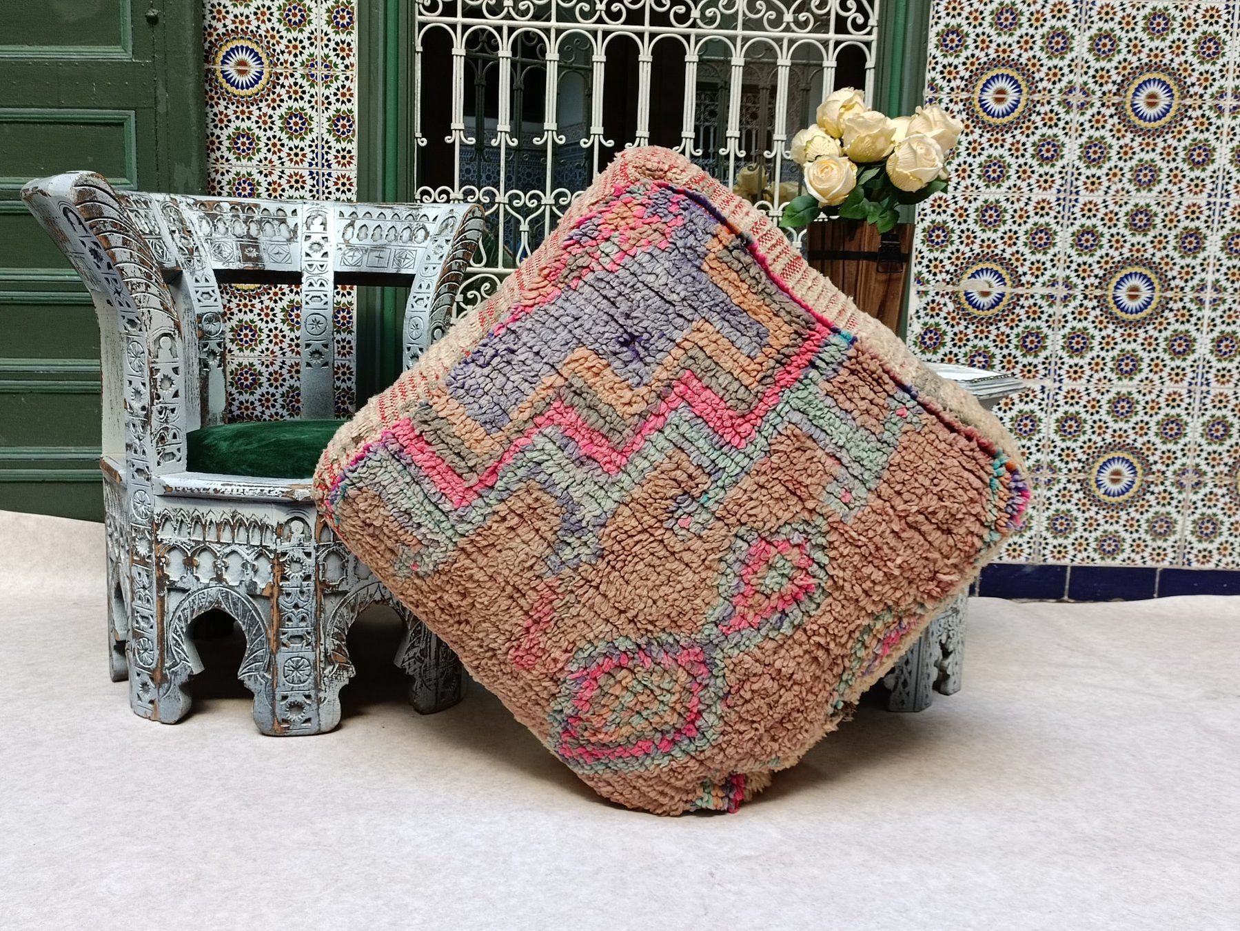 Divani: Pouf marocain Vintage – Nuovo (secondo la descrizione) da cournillens venduto da Haronn 1