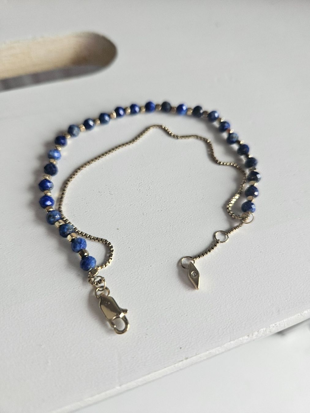 Fossil Bracciali & Braccialetti: Bracelet Lapis Lazuli Doré Fossil – Nuovo (secondo la descrizione) da Thonex venduto da shannon.tmm
