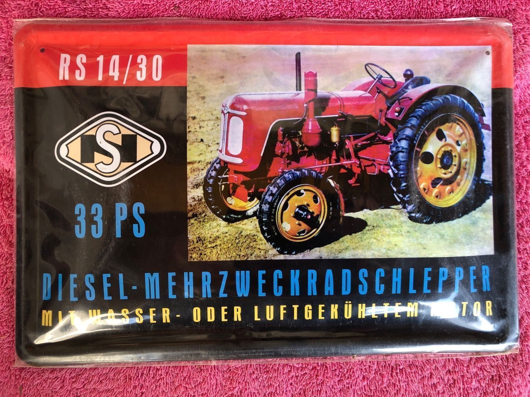 Schilder: Traktor diesel Oldtimer schlepper rs – Neu (gemäss Beschreibung) aus Reinach AG von rares75