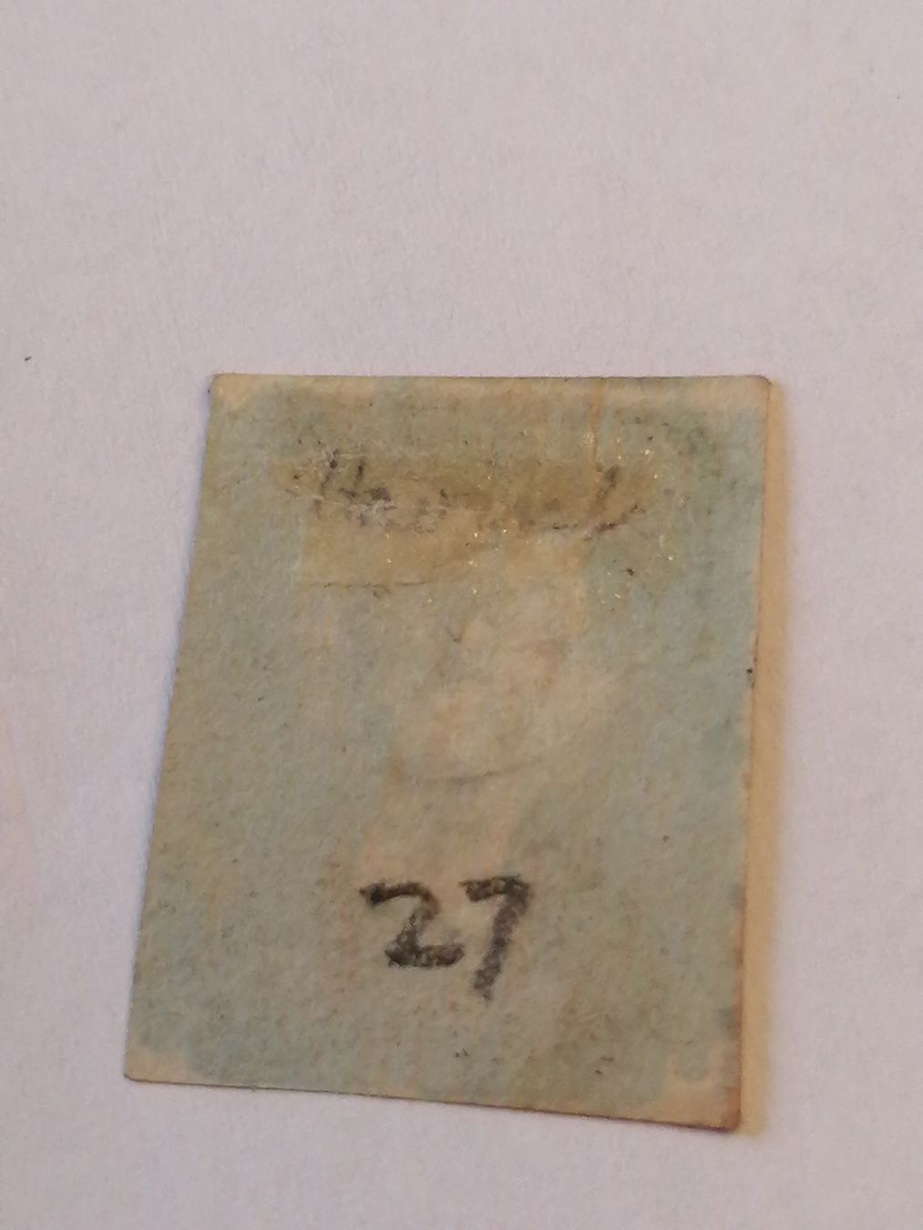 Tutti i francobolli: One Penny Red 1841, Platte 27 – Usato da Happerswil venduto da tschergi 1
