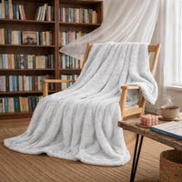 NEU Bonny Home Welsoft Decke Grau 185x220 cm