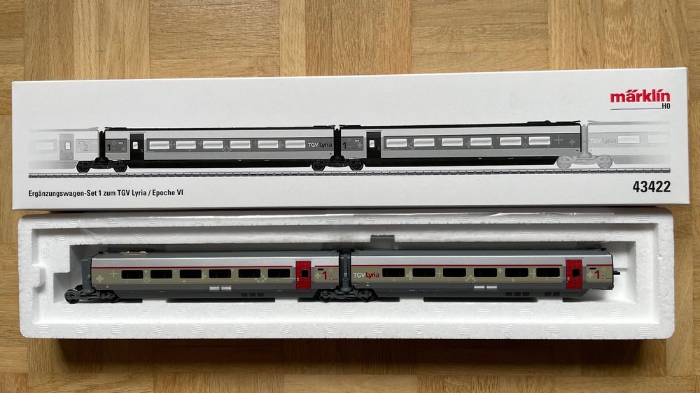 Märklin 43422 Ergänzungswagen-Set 1 Zum TGV Lyria, 1 Kl. | Kaufen Auf ...