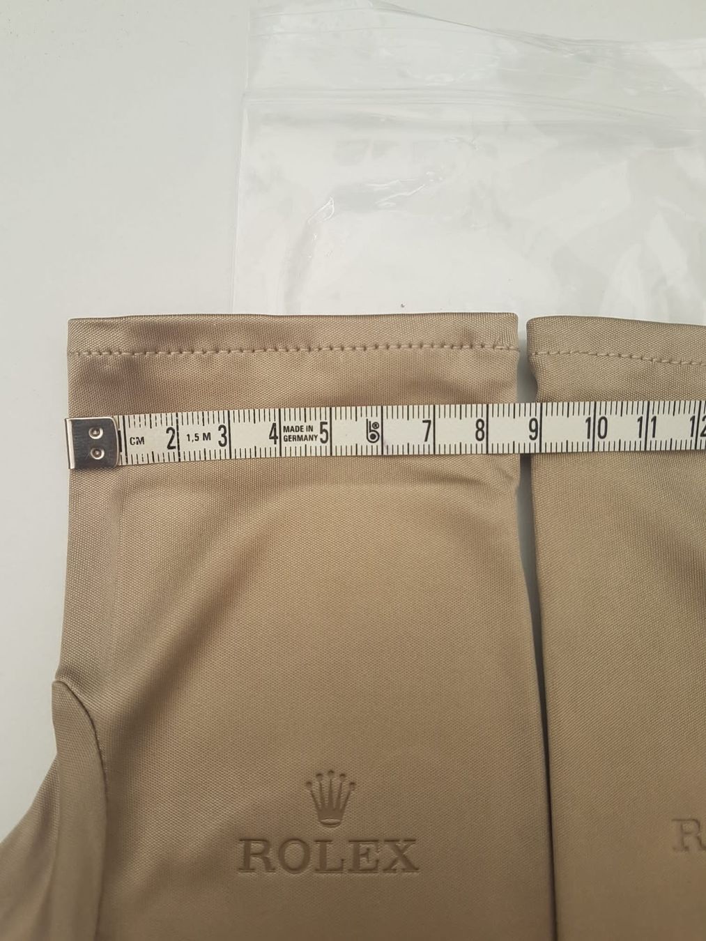 Rolex Guanti & manicotti: Gants Rolex authentiques, taille M, neufs. – Nuovo e nell'imballaggio originale da Carouge GE venduto da Natcal22 1
