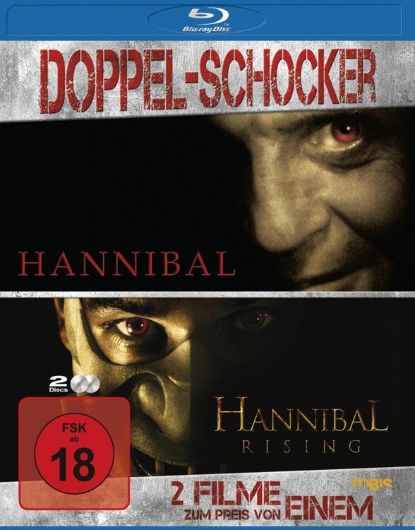 Hannibal (2001) & Hannibal Rising (2007) Anthony Hopkins (Gebraucht) in ...