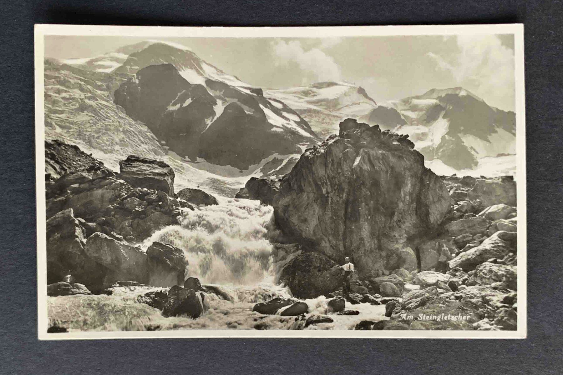 Cartoline postali: AK Am Steingletscher ungelaufen – Usato da Goldau venduto da artelier1