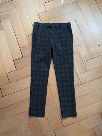 JACK & JONES - Hose grau kariert W32 L32