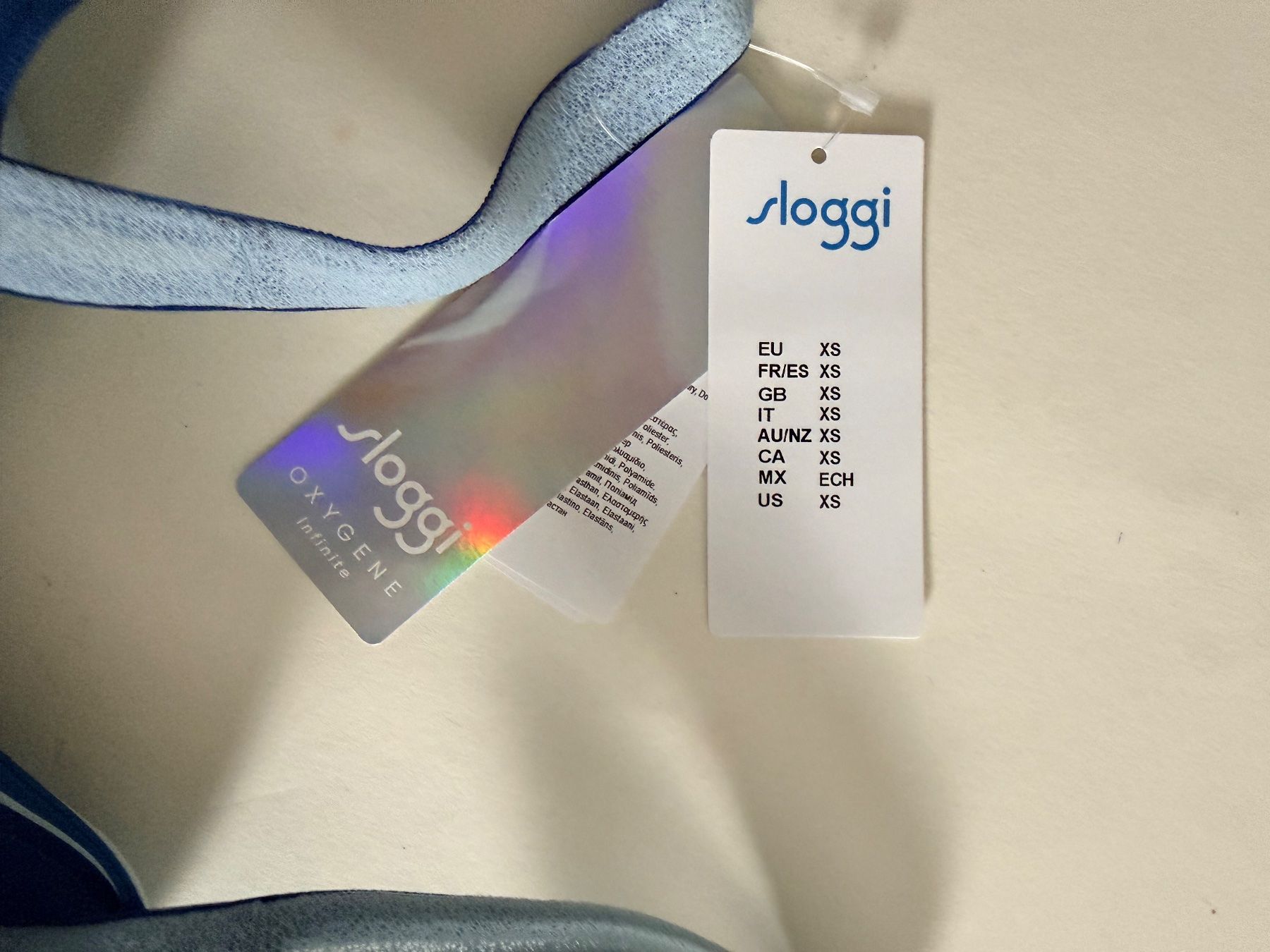 Sloggi Altra biancheria intima: SLOGGi, OXYGENE Infinite Soft Bra, Grösse XS, Farbe Blau – Nuovo e nell'imballaggio originale da Rudolfstetten venduto da gst_g7xl 3