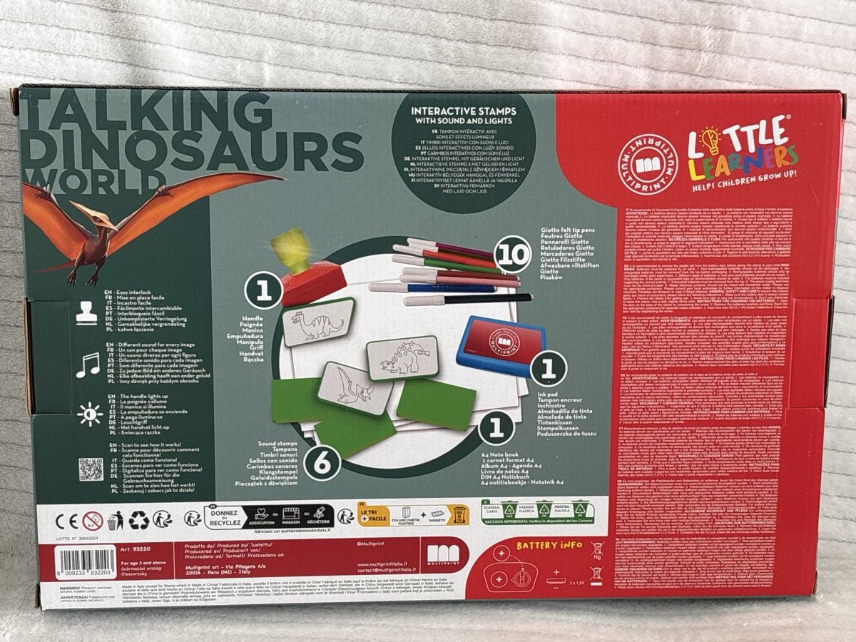 Spielzeuge: Multiprint Stempelset Dinosaurier interaktiv neu – Neu und originalverpackt aus Oberegg von MR-shop 1
