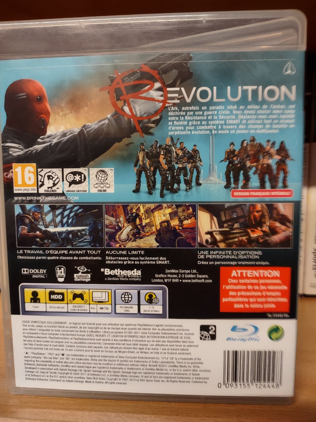 Sony Giochi: Brink PS3 - Jeu d'action post-apocalyptique pour PS3! – Usato da fribourg venduto da GameSpot 1