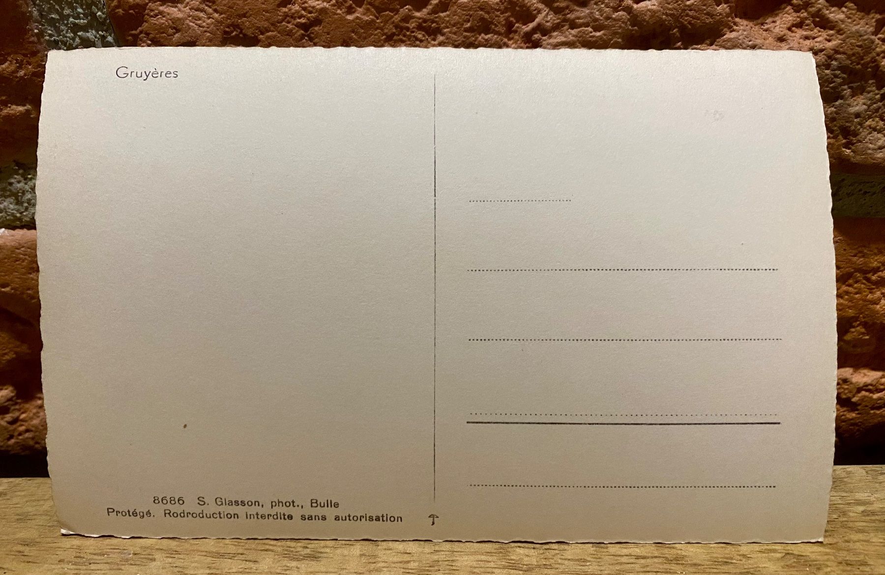 Cartoline postali: GRUYÈRES - Greyerz mit Schloss – Usato da Root venduto da ENGLAND-TREASURES 2
