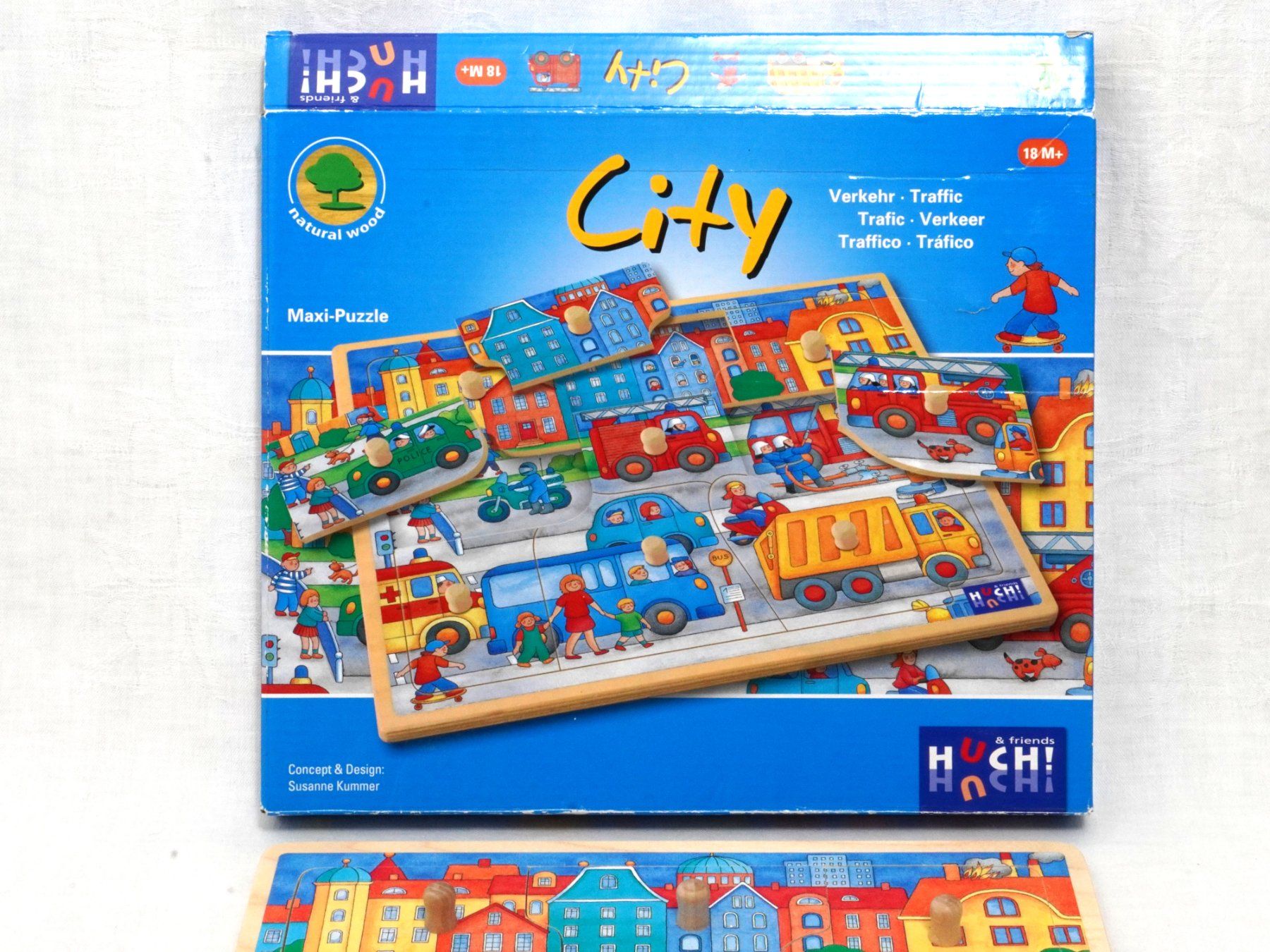 Puzzle: Maxi-Puzzle City aus Holz - Huch – Usato da St. Gallen venduto da fabreto