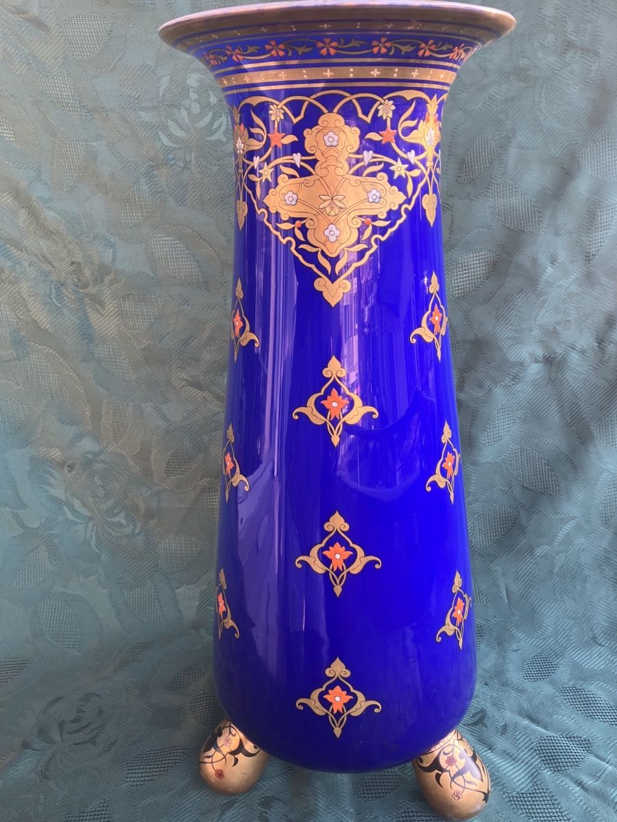 Vasen & Gefässe: Antik Vase Opalin um1880  – Gebraucht aus Zürich von Artnuvo