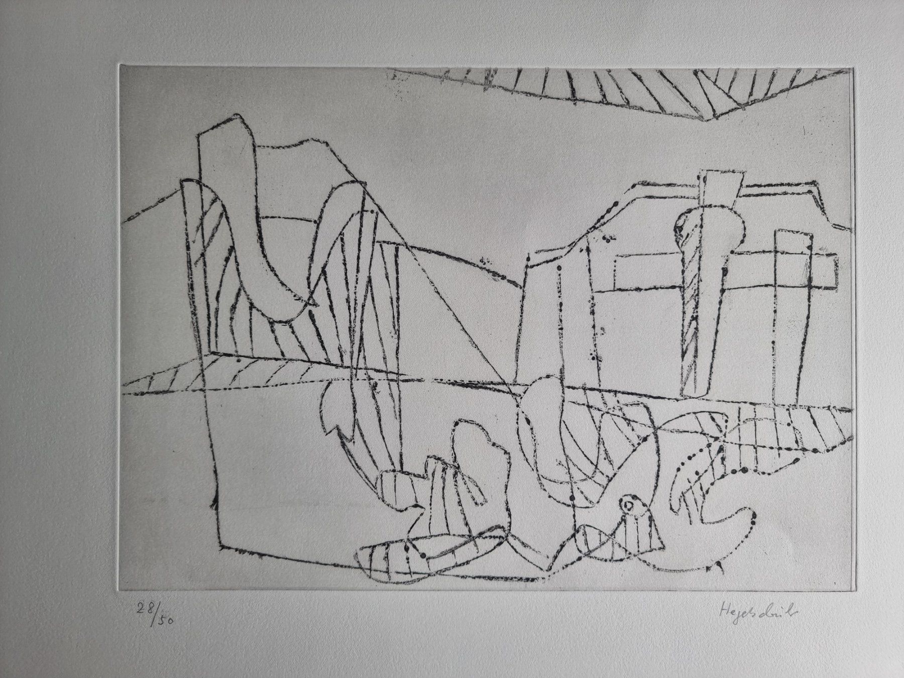 Grafica & Litografie: MAX HEGETSCHWEILER RADIERUNG SIGNIERT NUMMERIERT – Usato da Gersau venduto da kunst-online 2