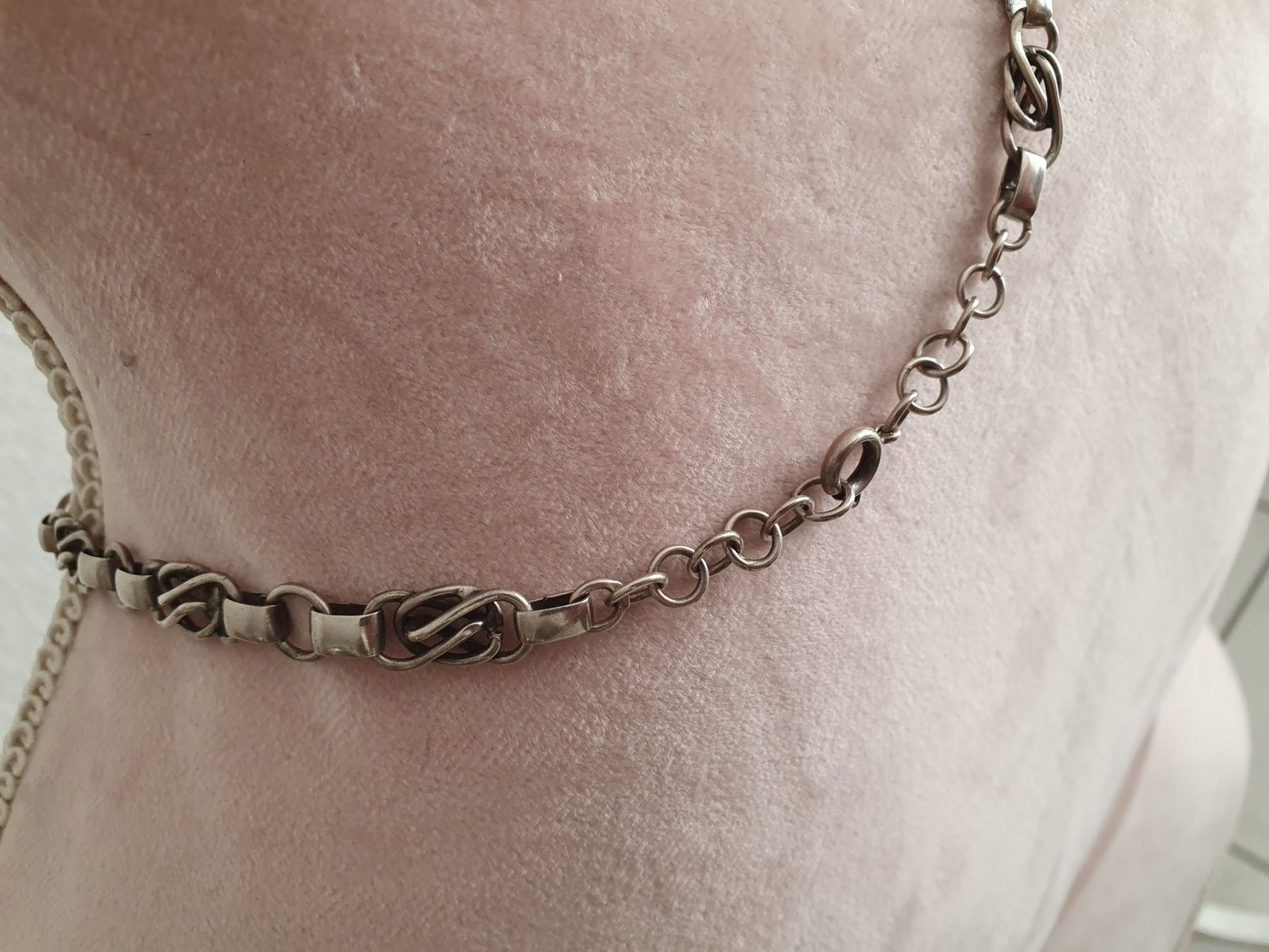 Catenine: Spätes Art-Déco 900er Silber Collier – Usato da Wohlen AG venduto da palmsprings 7