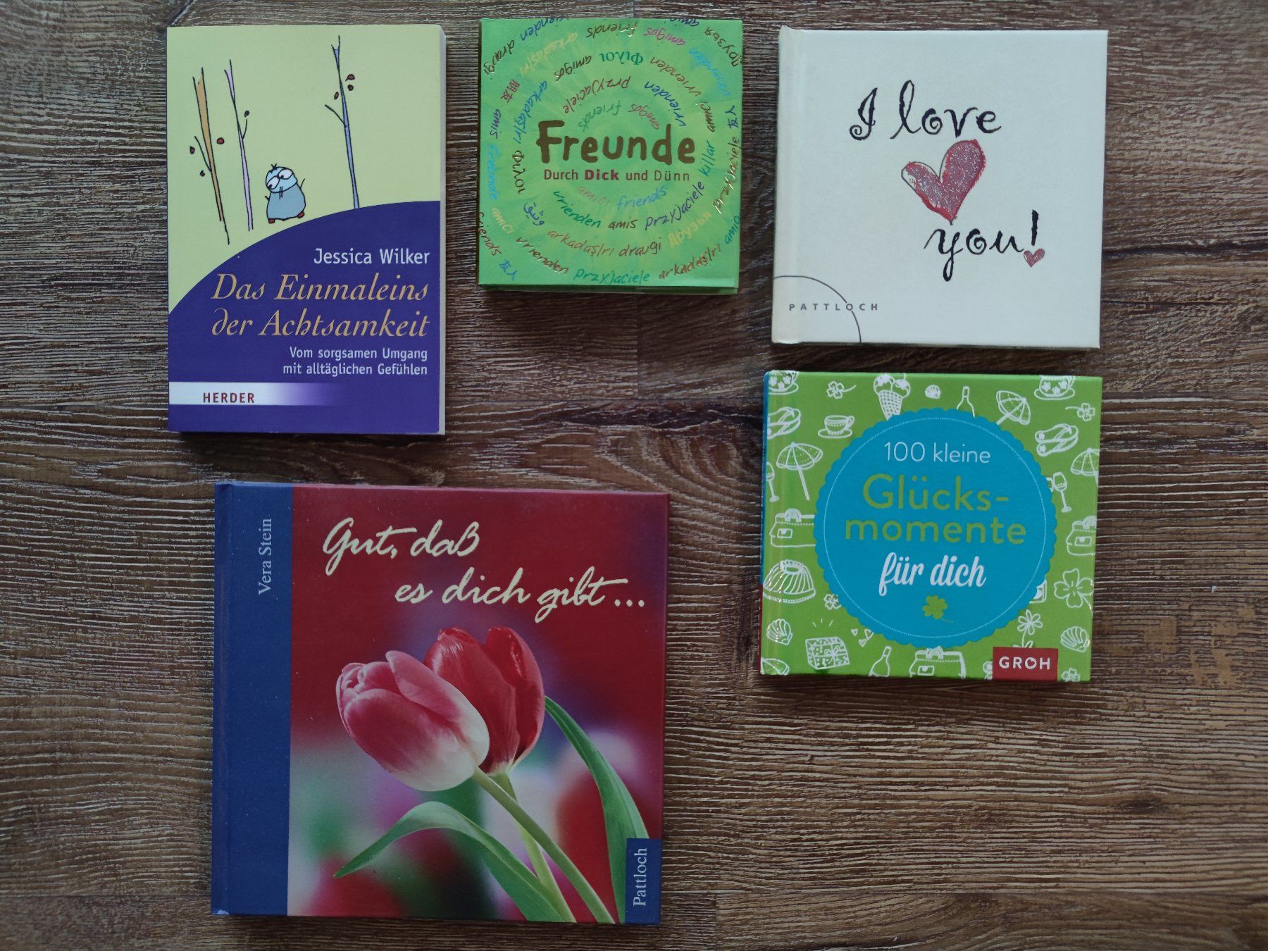 Libri: 5 x Minigeschenkbuch / Spruchbüchlein – Nuovo (secondo la descrizione) da Fribourg venduto da Elyngwen