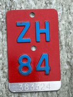 Velonummer ZH 84
