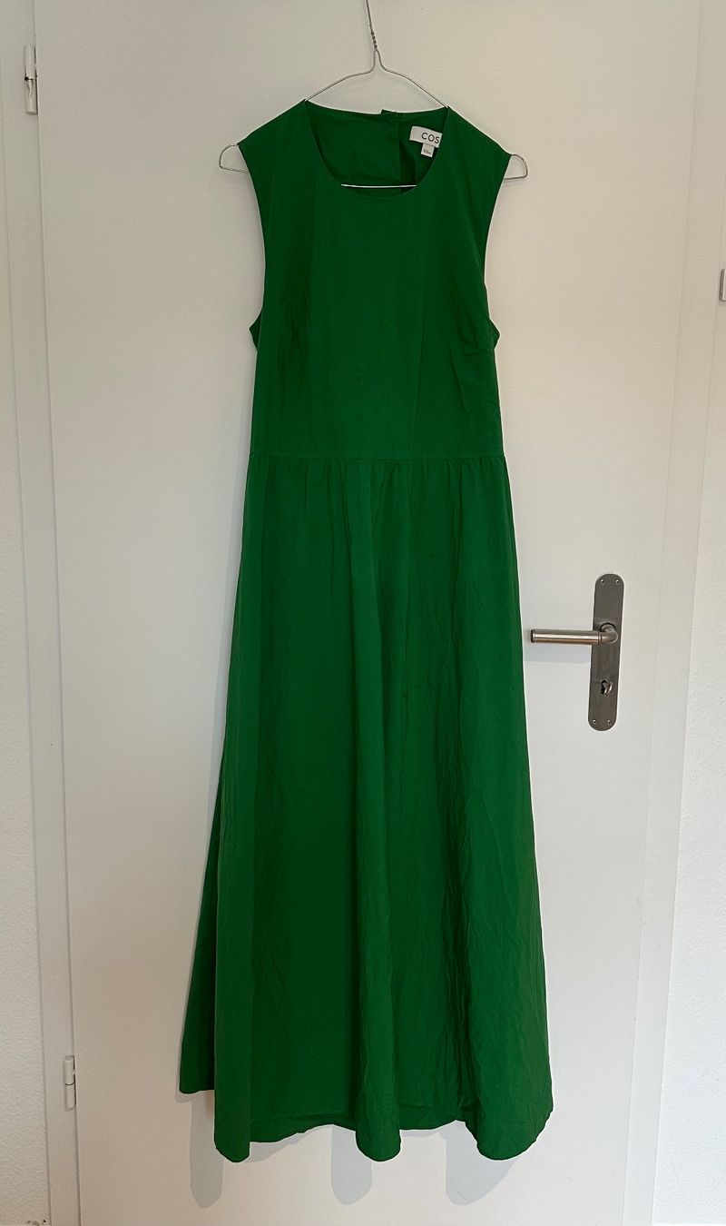 Cos Vestiti: Maxi Kleid COS Gr.42 grün Baumwolle – Nuovo (secondo la descrizione) da Zürich venduto da alex124