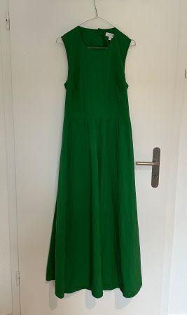 Maxi Kleid COS Gr.42 grün Baumwolle