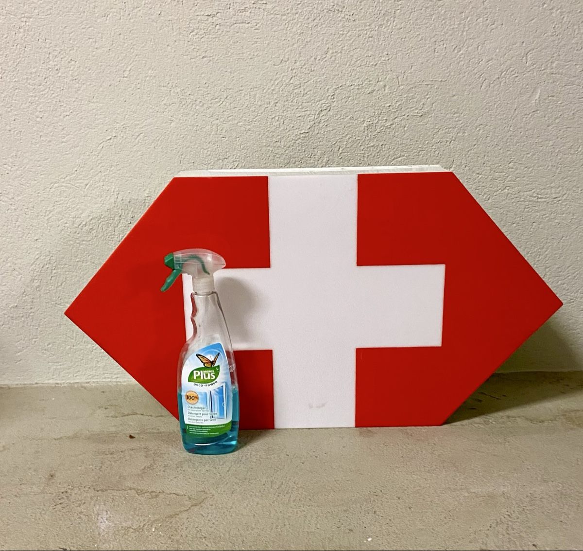 Alle Dekorationen: Schweizerkreuz-Leuchtkasten, Vintage-Look, Top! – Gebraucht aus Zürich von Unique2400 1