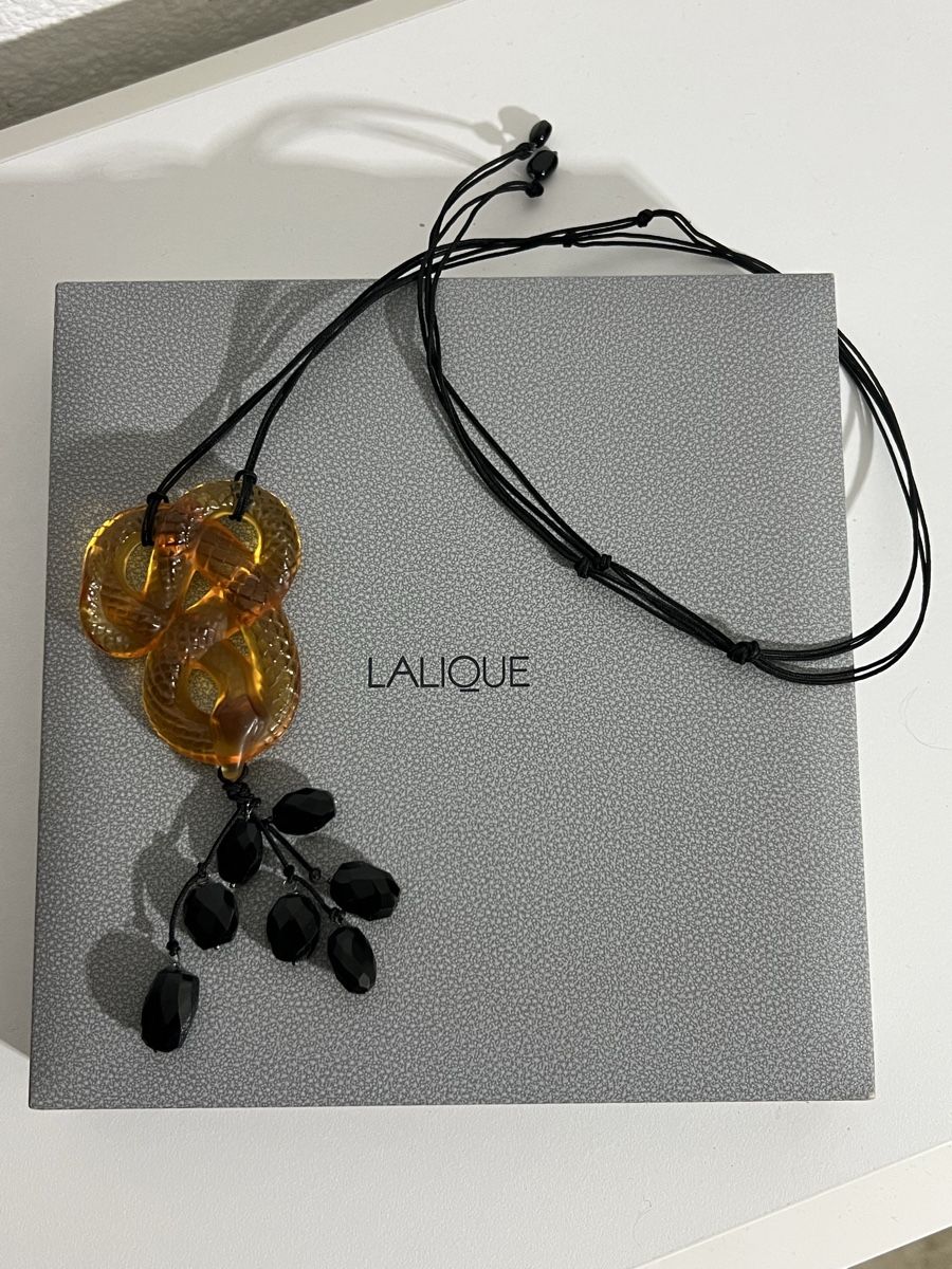 Lalique Catenine: Collier serpent en cristal, Lalique – Usato da St-Pierre-Clages venduto da ste_xk6p 1