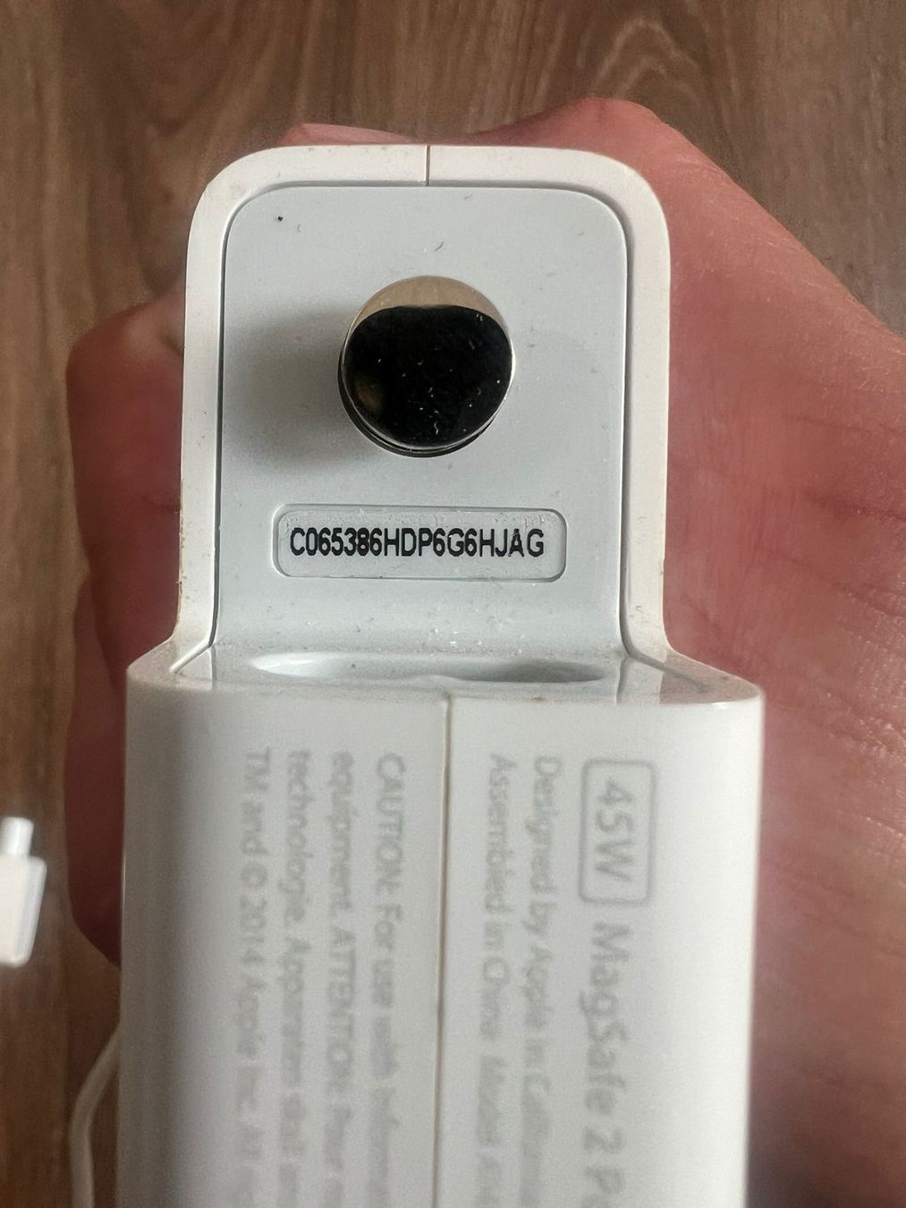 Apple Caricabatterie: Chargeur MacBook Apple MagSafe 2 blanc – Usato da Môtiers NE venduto da ElGreco3099 5