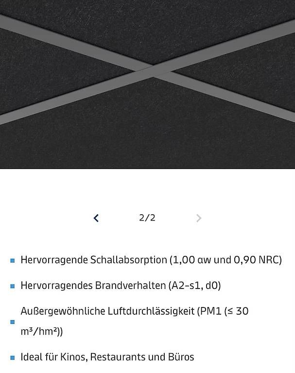 Piatti di portata: Deckenplatten Thermatex – Usato da Gwatt (Thun) venduto da theo360 2