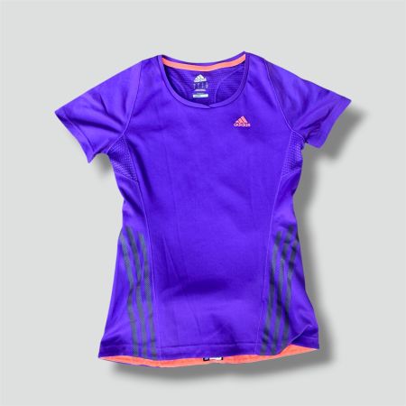 Adidas Climacool purple sports t-shirt damen S